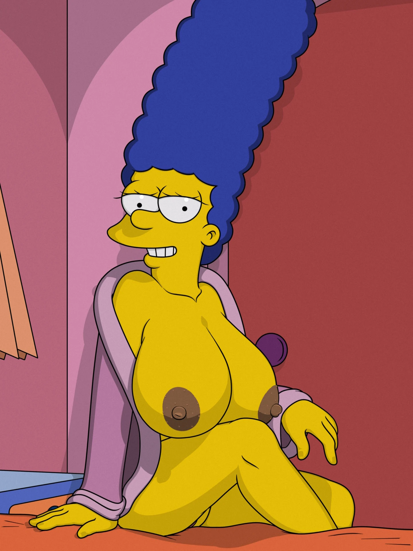 Marge Simpson and Homer Simpson - home games Mhp-02