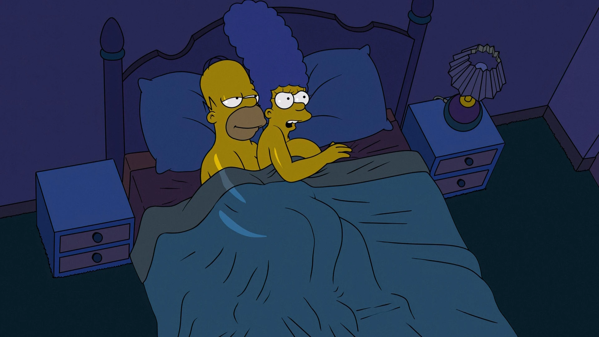 Marge Simpson and Homer Simpson - home games Mhp-10 (ReSize)