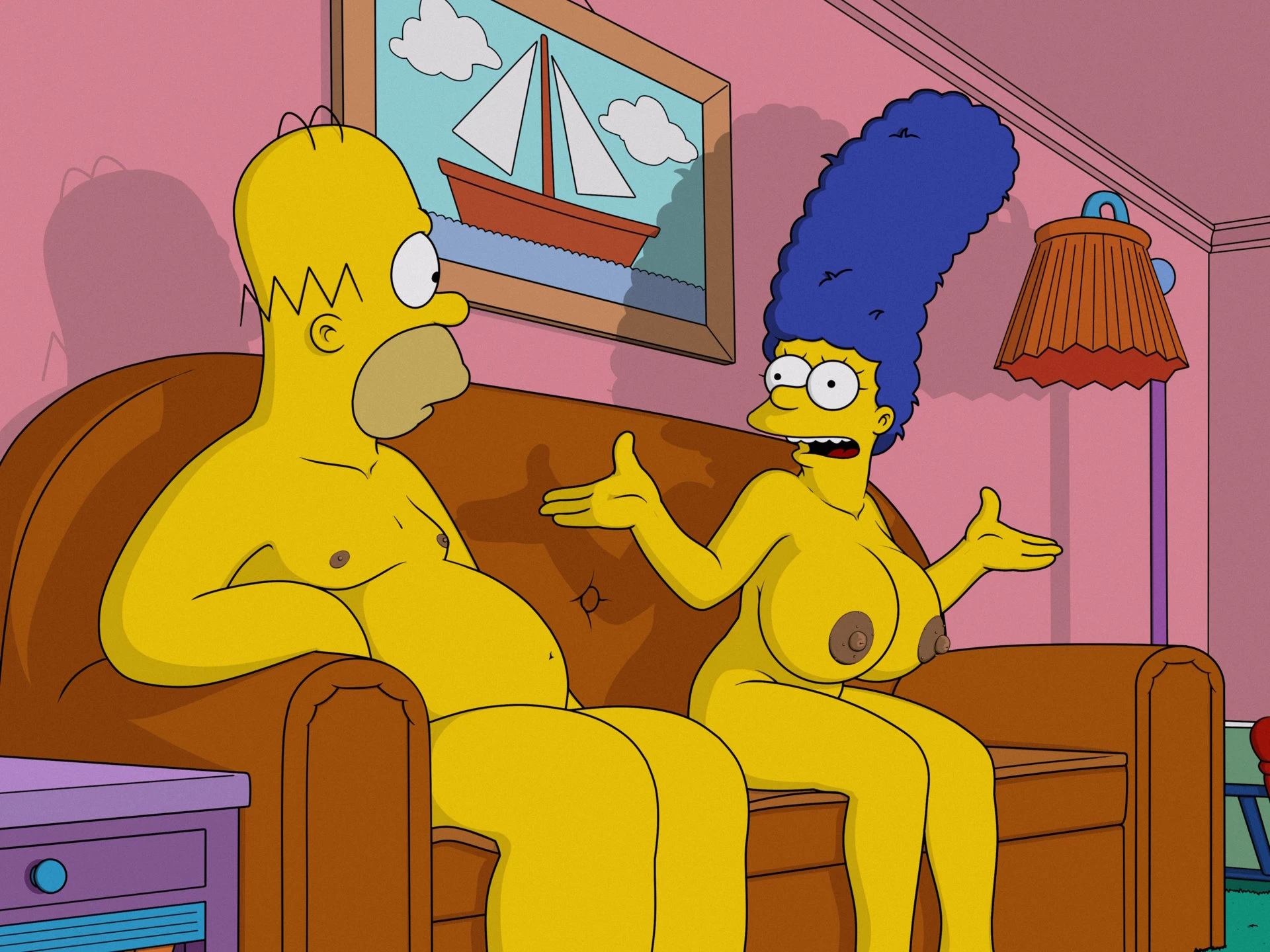 Marge Simpson and Homer Simpson - Swingers' party MTS-002