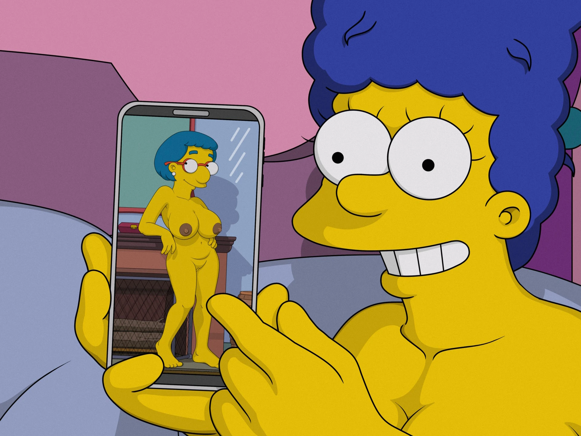 Marge Simpson and Homer Simpson - Swingers' party MTS-000 02