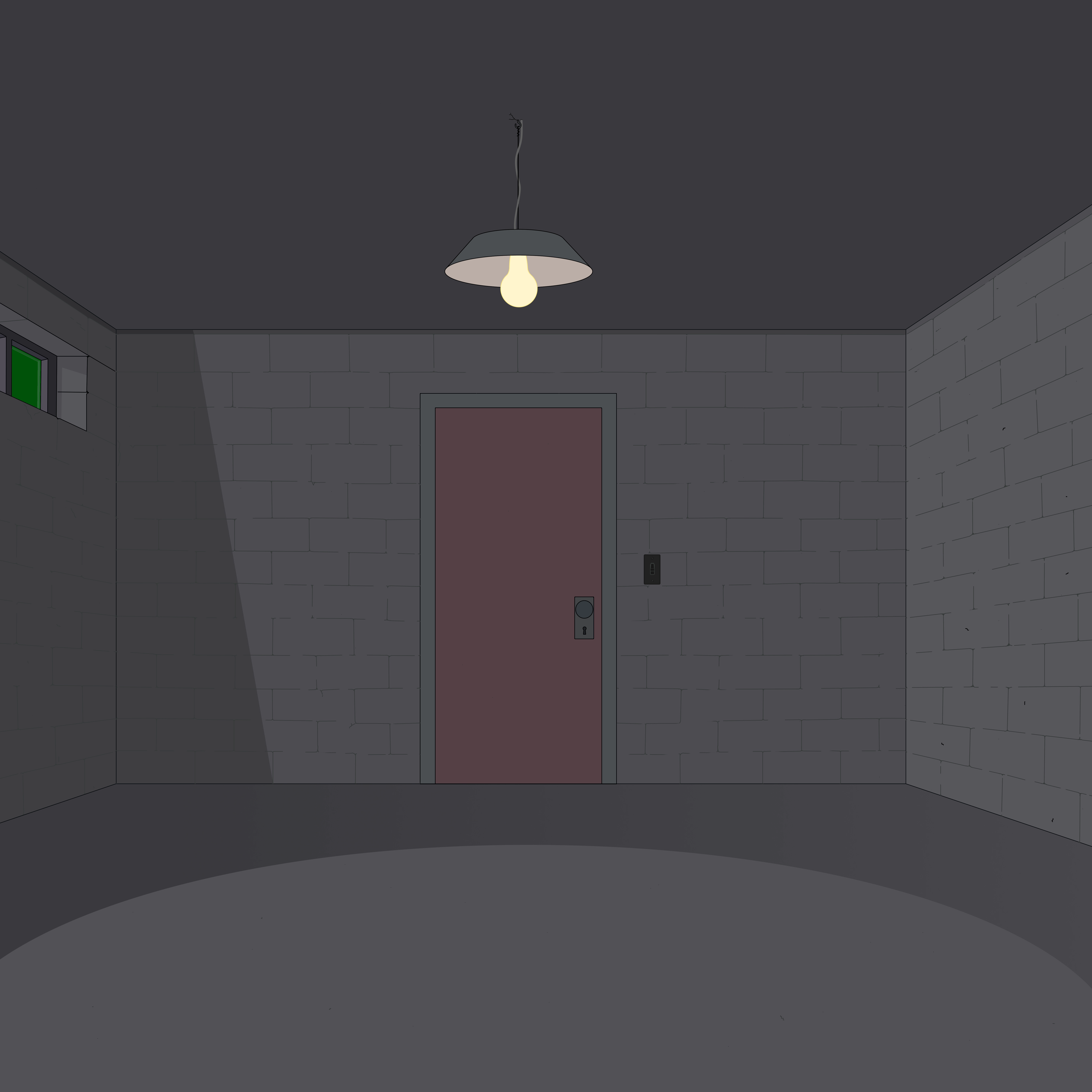 Fat Tony's Garage and Secret Room. Background for "Hunting..."